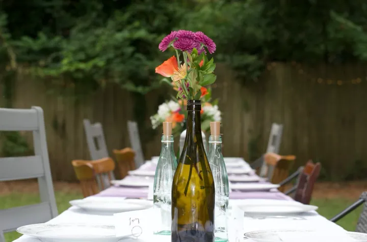 Outdoor tablescape